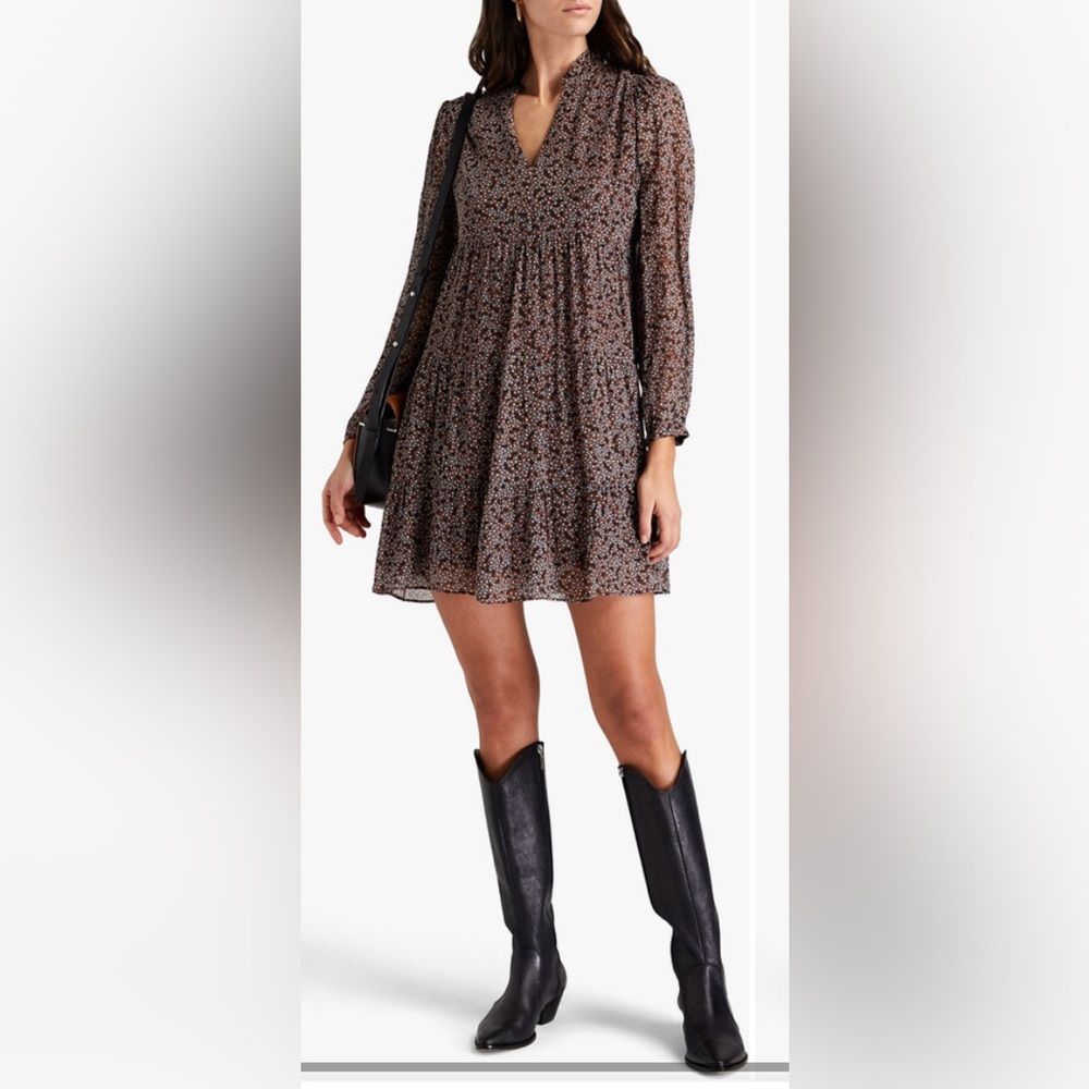 Ba&sh PAZUR DRESS - MARRON